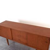 Enfilade en teck danois des années 1960.