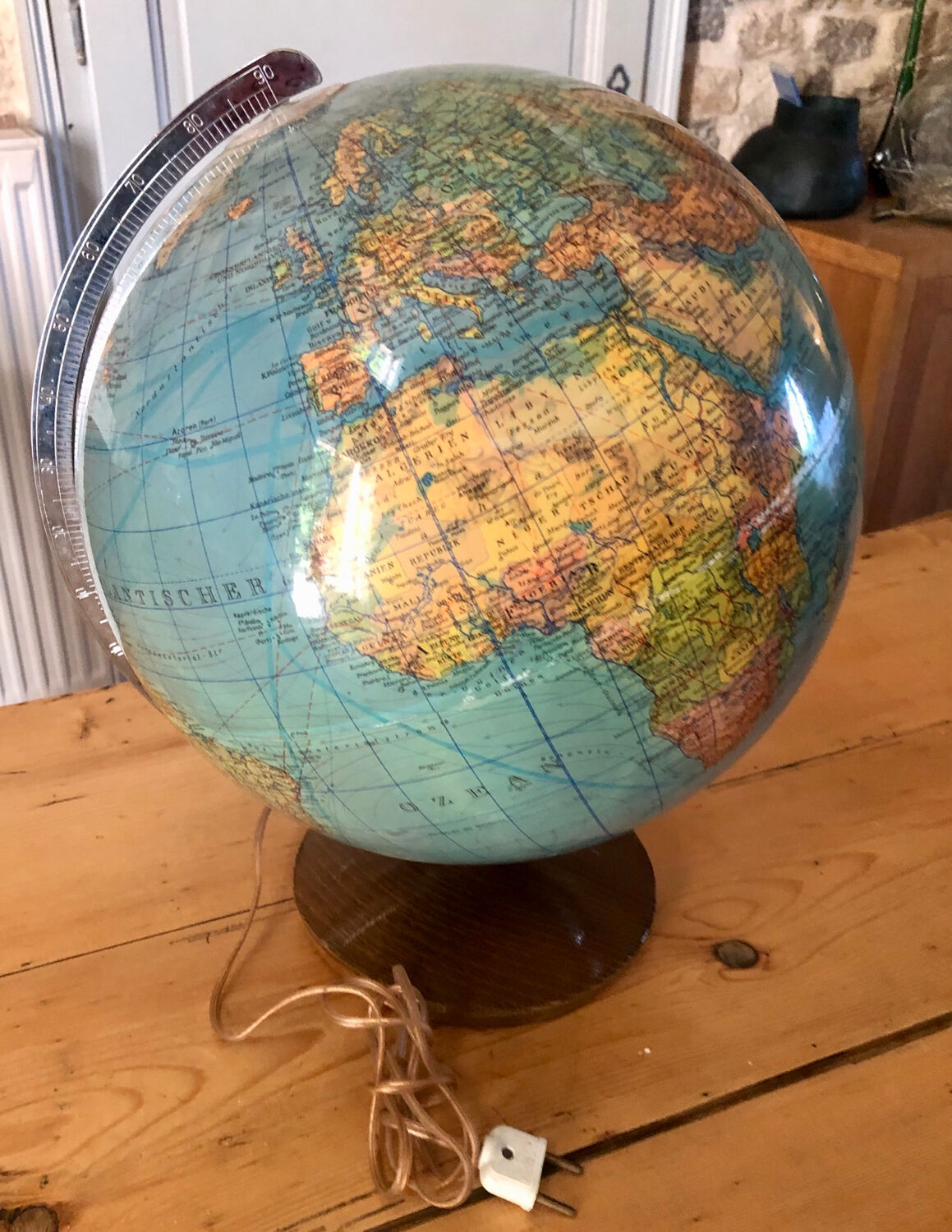 Great Columbus Earth Globe 1969