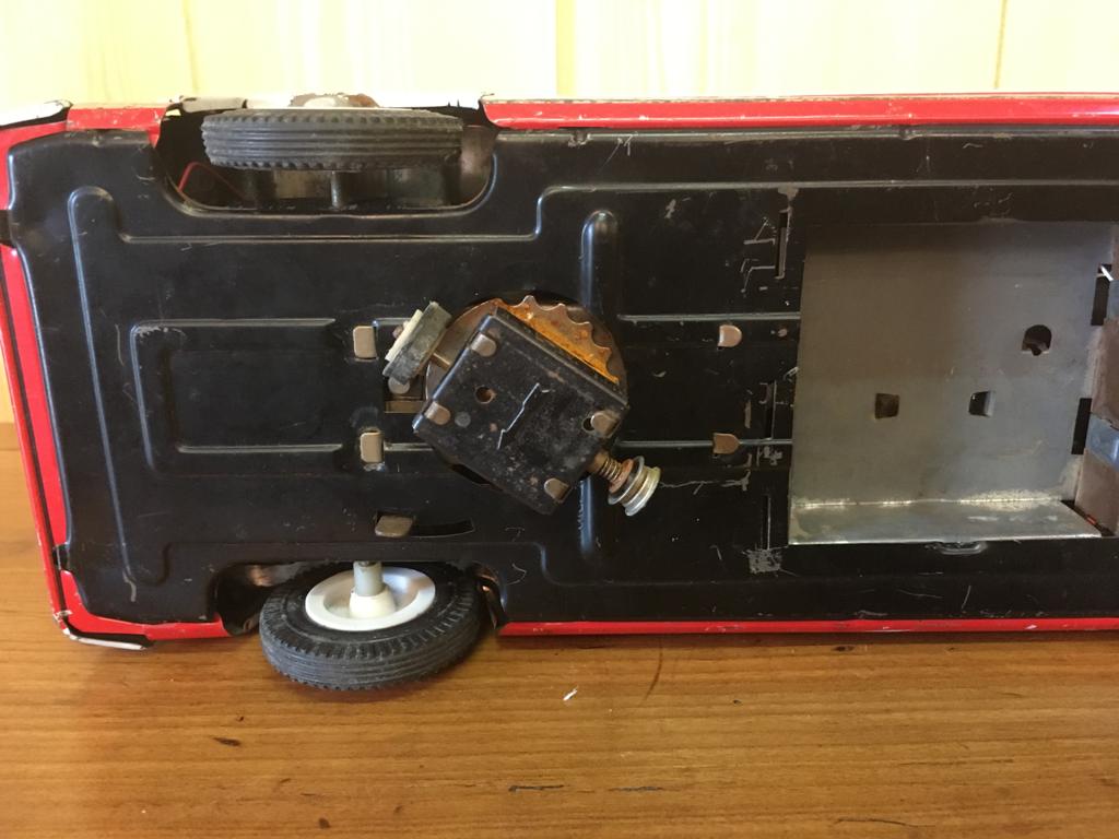 Toy fire truck, 1970