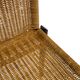 Vintage set van 4 eetkamerstoelen jaren 80 design riet staal