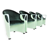Quatre fauteuils marqués Tronetto par Luigi Origlia