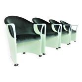 Quatre fauteuils marqués Tronetto par Luigi Origlia.