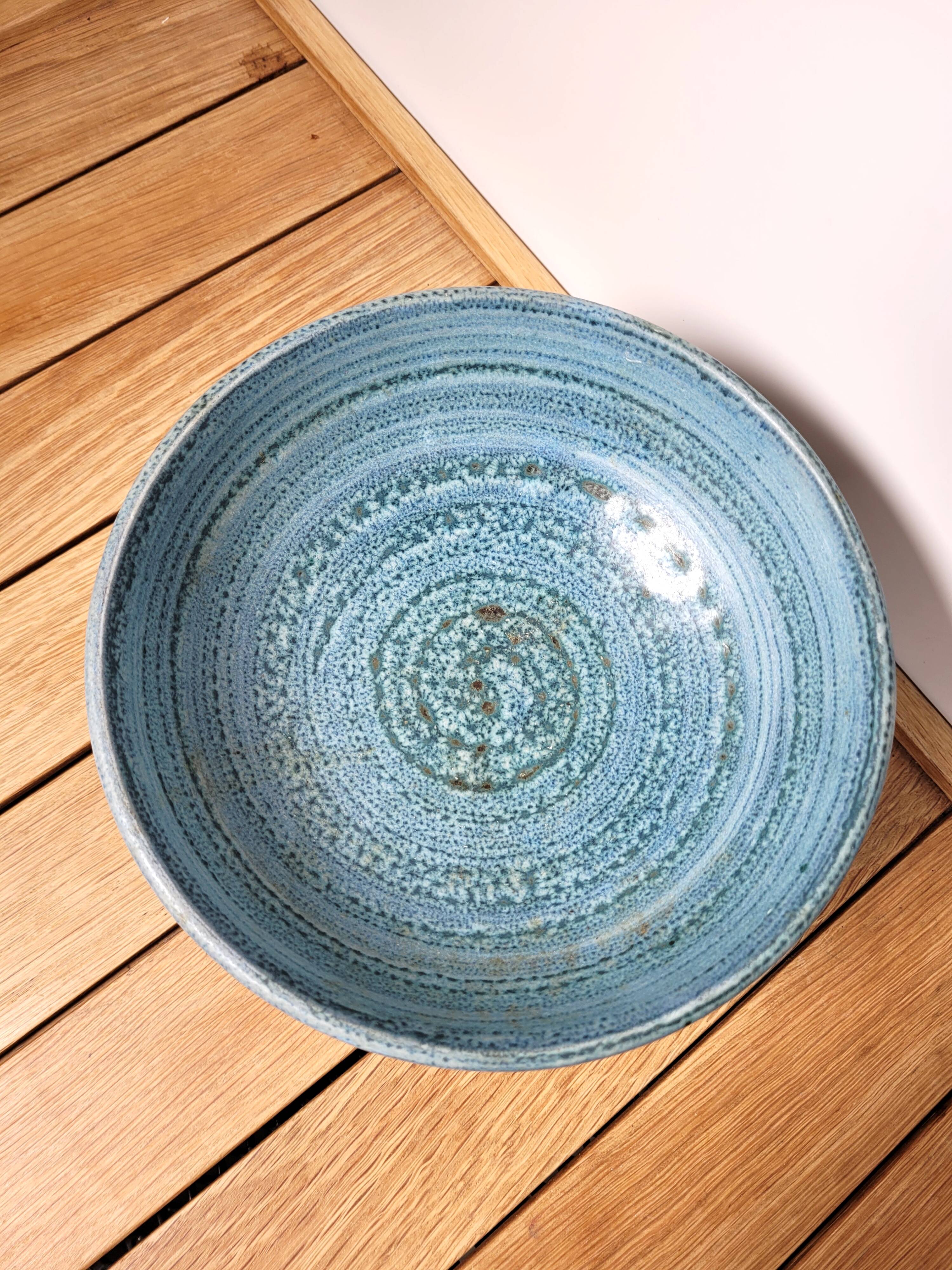 Ceramic cut dish L.P Carnac