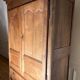 Antique solid wood wardrobe (oak)