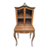 Louis XV bonheur du jour in rosewood marquetry decorated with bronze.