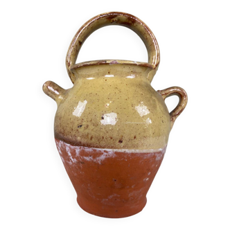 Glazed terracotta jug