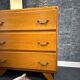 Vintage compass foot chest of drawers