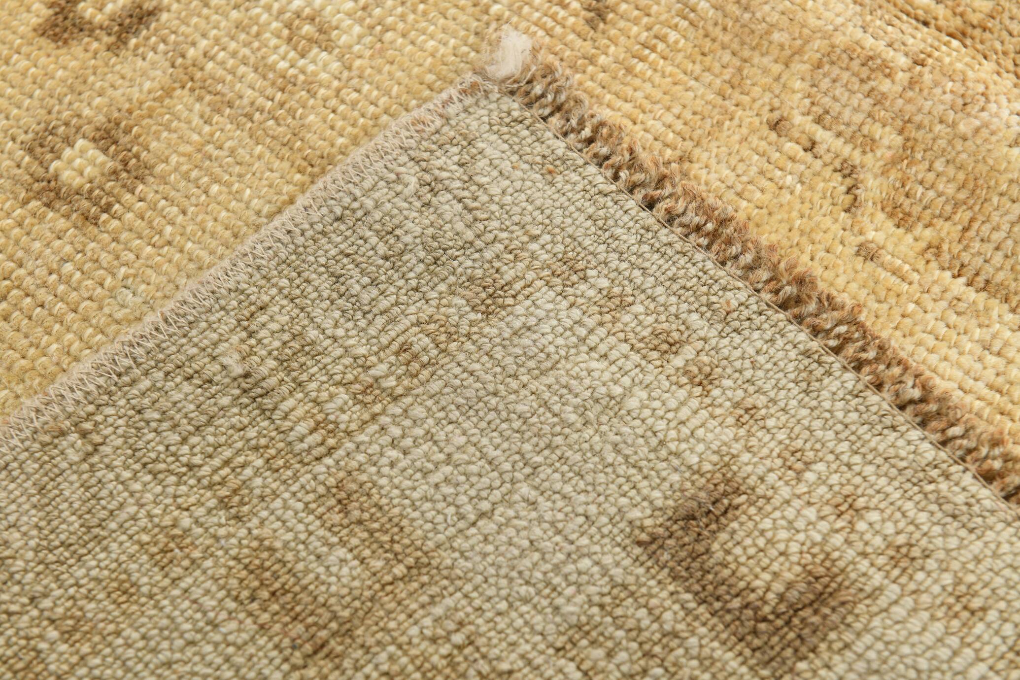 7x10 Cream & Brown Vintage Persian Rug, 205x316Cm