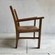Children's armchair with wicker seat