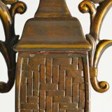 Chinoiserie Faux Rattan Amphora Table Lamps by Aneta, Sweden 1980's