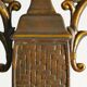 Chinoiserie Faux Rattan Amphora Table Lamps by Aneta, Sweden 1980's