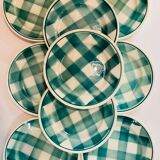 10 hollow plates with green checkered FN of givors