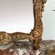 Antique mirror in stuccoed and gilded wood - rocaille style - France 50x86cm