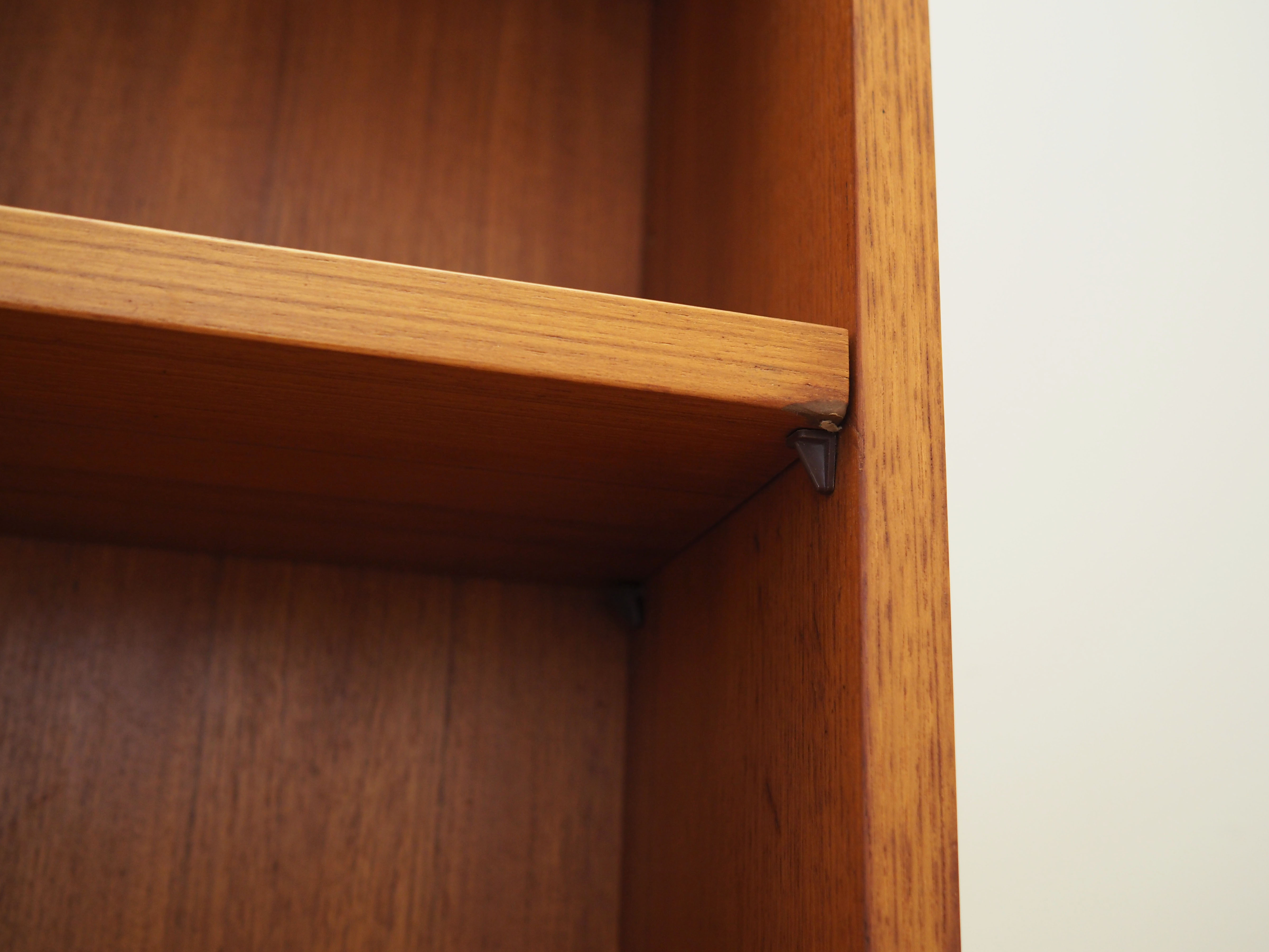 Teak bookcase, Danish design, 1970s, production: Denmark