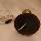 Old lamp foot in electrified brass