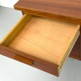 Danish teak desk with drawers, 1960s