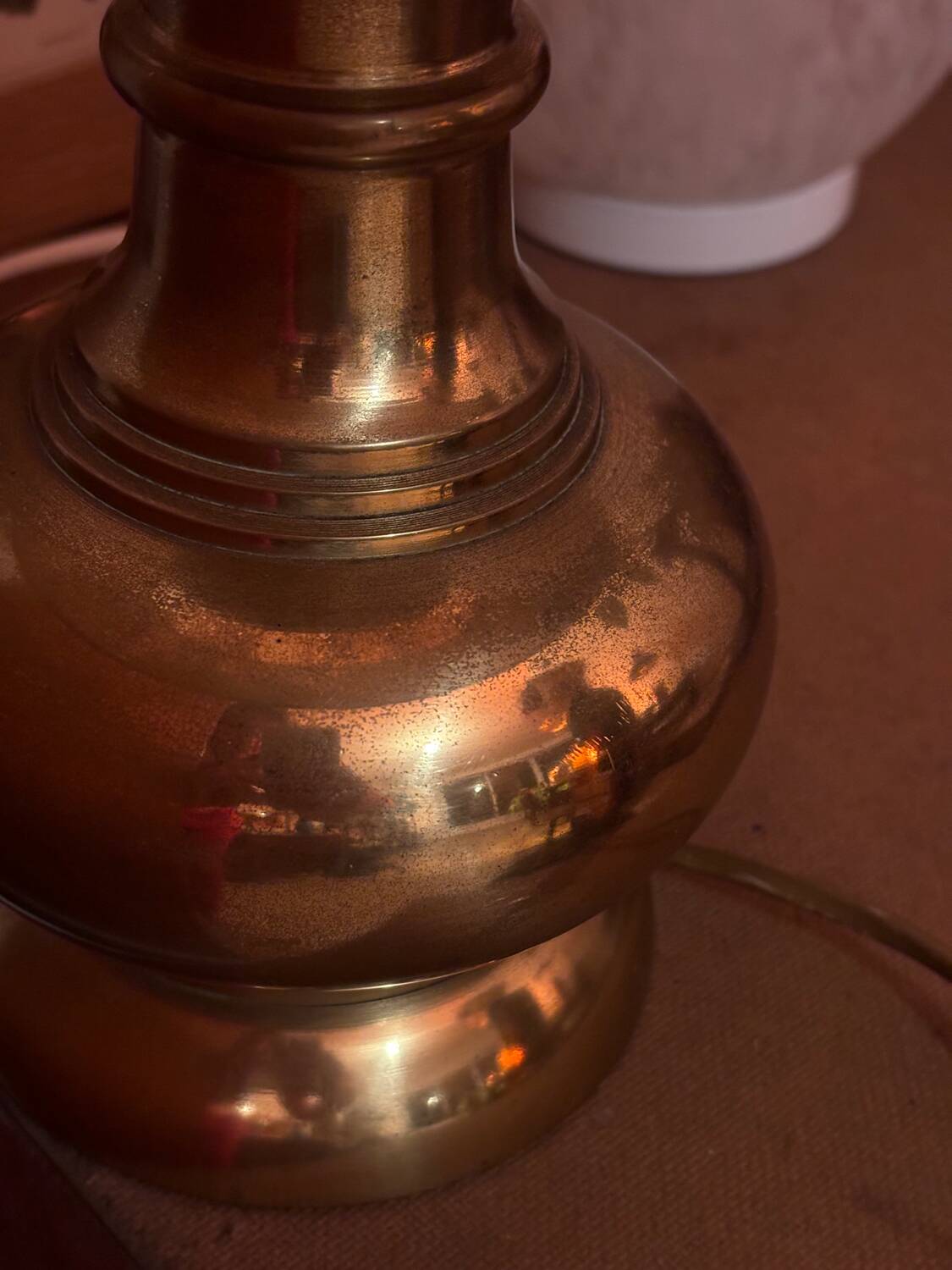 Vintage brass table lamp