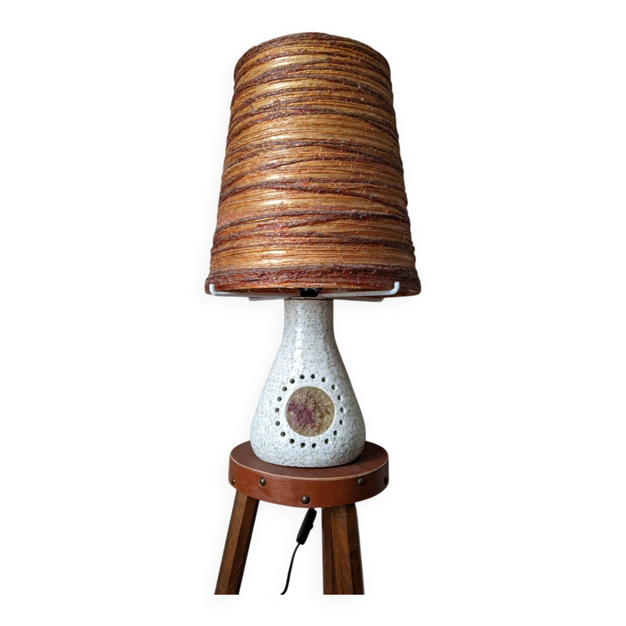 Lampe accolay céramique artisanale