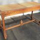 Louis XVI double-style canne piano bench