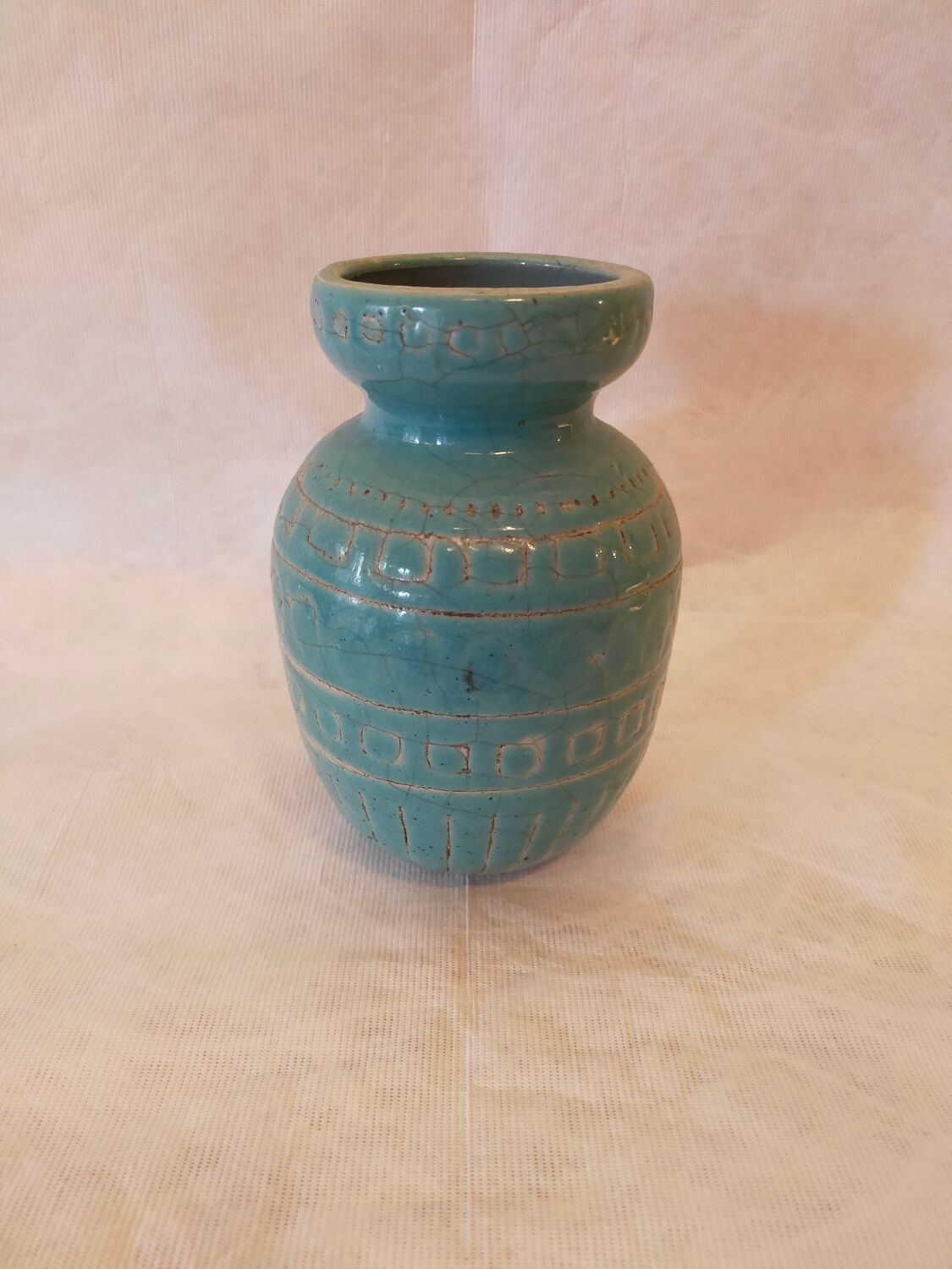 Ceramic vase by Jean Besnard, signed 1930/40