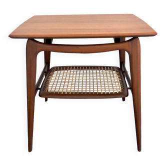 Table Webe en teck de Louis Van Teeffelen 1960