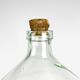 Demijohn transparent cylindrical molded glass 30 l