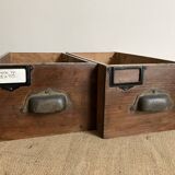 Reserved Andrea - 6 old workshop drawers