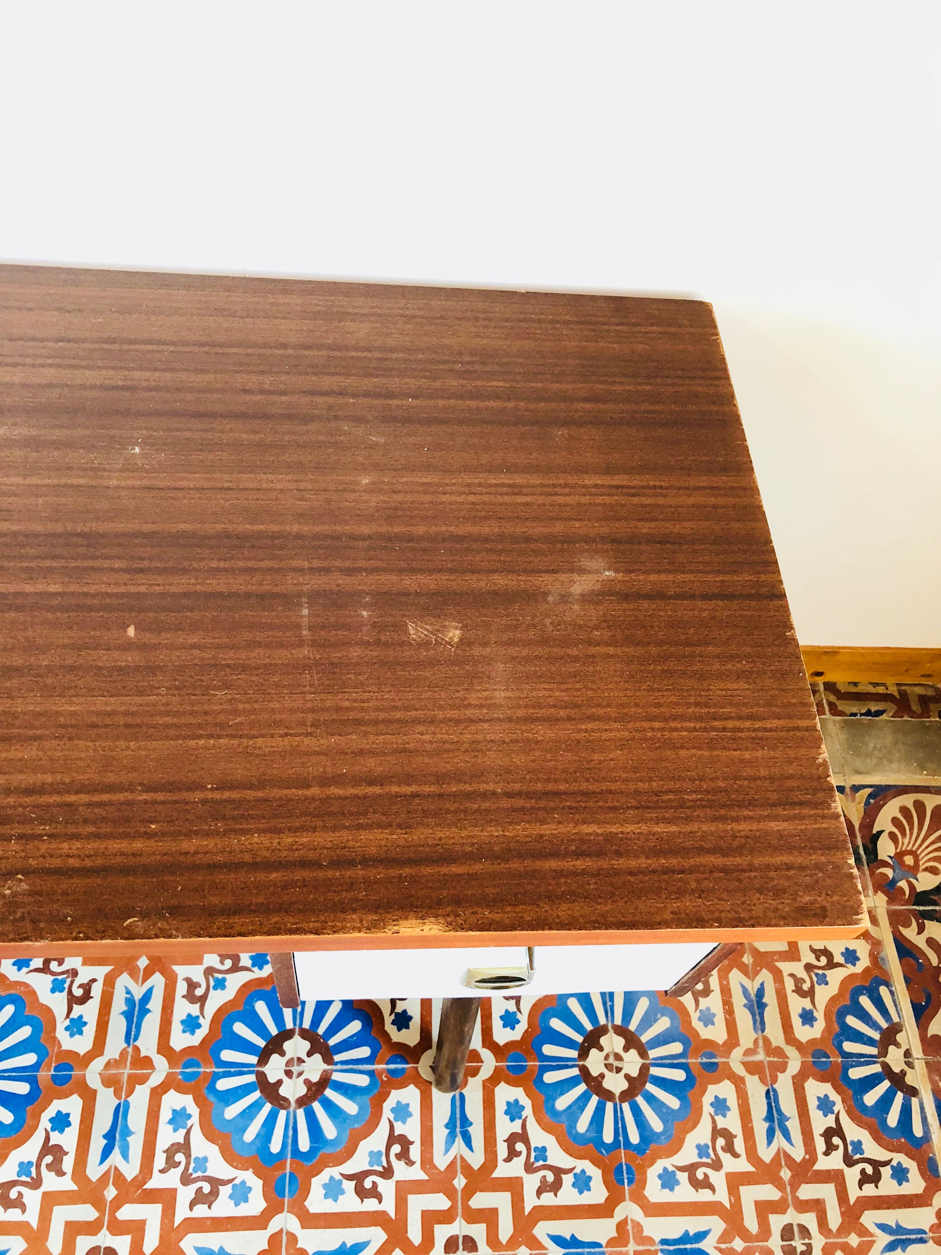 Vintage teak desk 1960