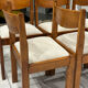 Set of 6 elm chairs from Regain vintage 1980.