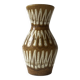Scandinavian glazed and numbered ceramic vase, West Germany 1970
