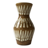 Vase West Germany en céramique émaillée, 1970
