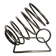 Spring bottle holder in silver metal 1970