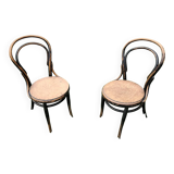 Pair of bistro-style chairs