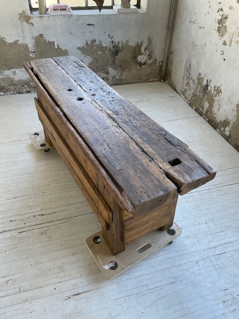 Established former brutalist console oak pine