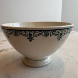 Small ironstone bowl with green pattern