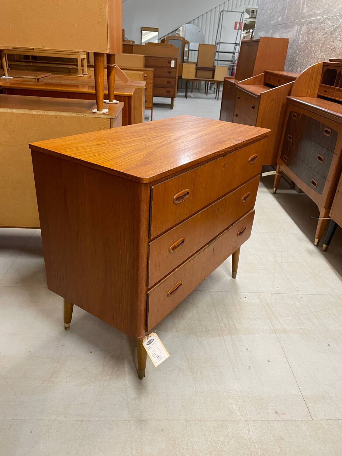 Scandinavian teak chest of drawers, Sweden, 1960