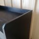 Low wooden entrance furniture