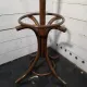 Curved antique wooden parrot