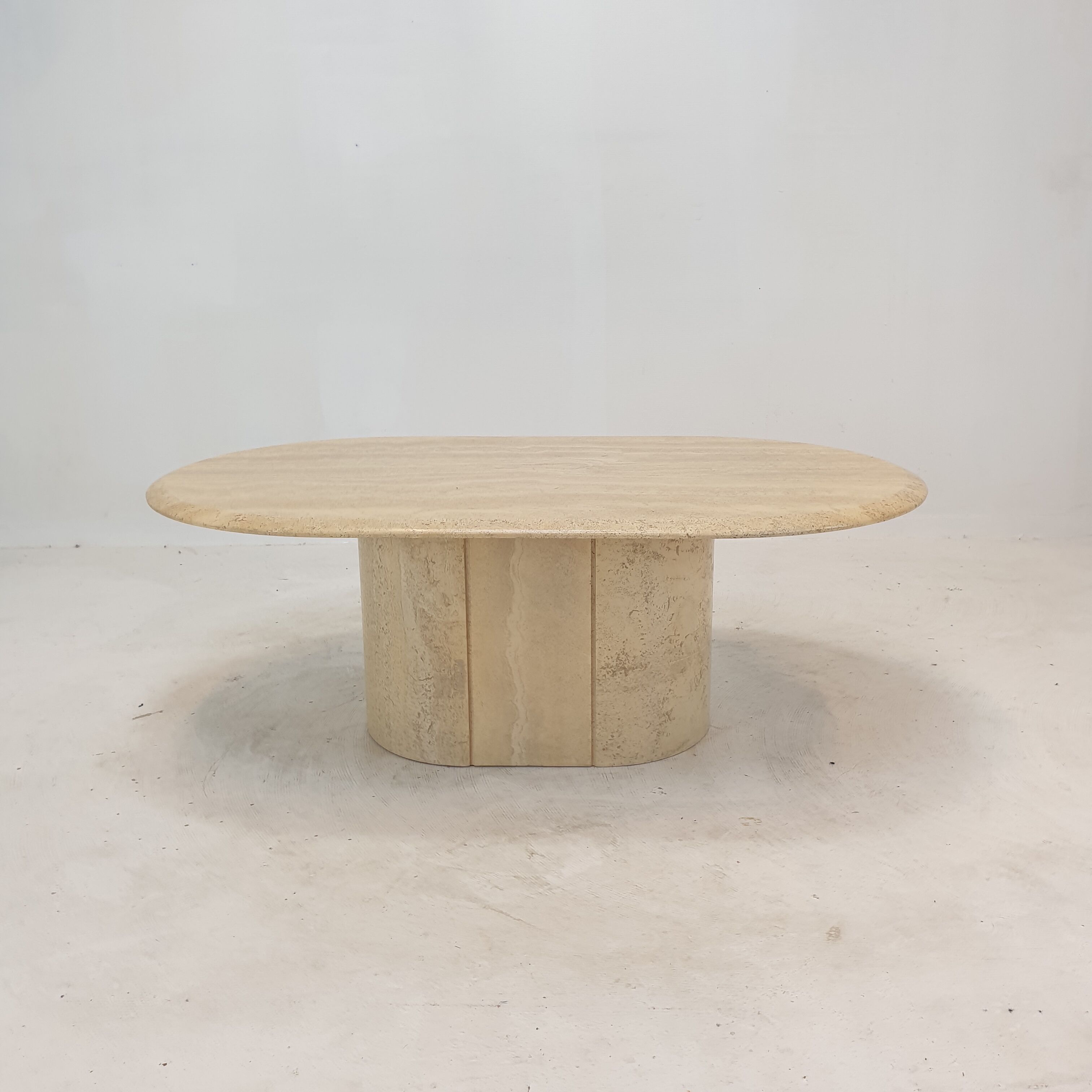 Italian Travertine Coffee Table, 1980's