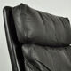 Leather armchair, high model d500 by Hans Olsen for CS Møbler Glostrup Denmark 1960s