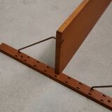 Vintage danish wall system brass supports