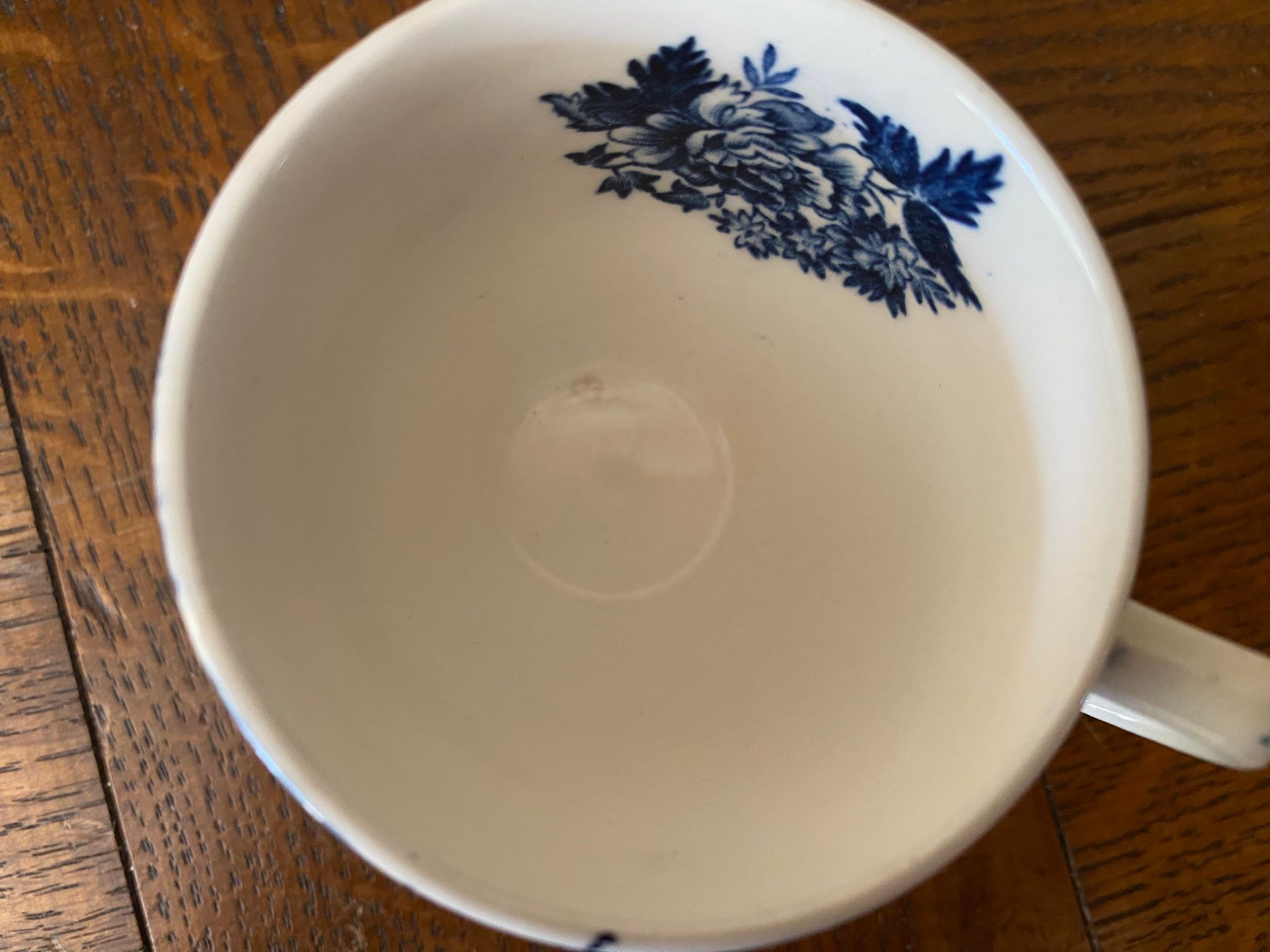 Coffee cup and its English earthenware saucer Mill Stream Johnson Bros
