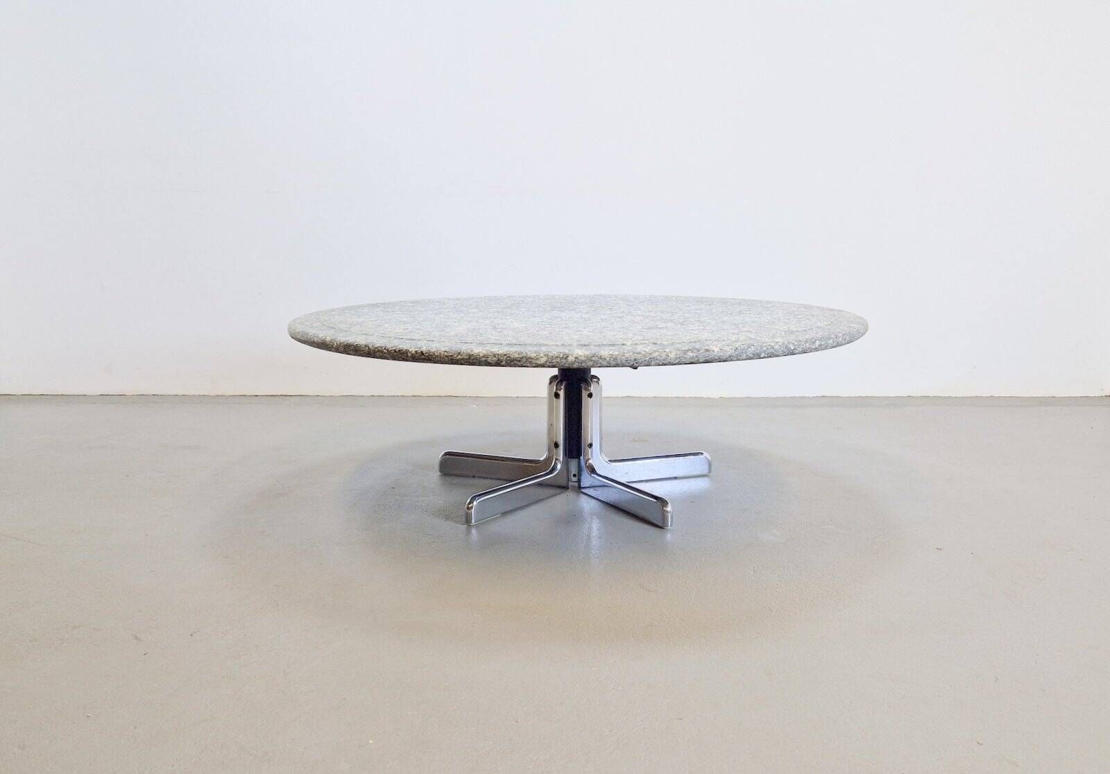 Round Granite Coffee Table by Ammannati & Vitelli for Bruno Brunati, Italy, 1970s