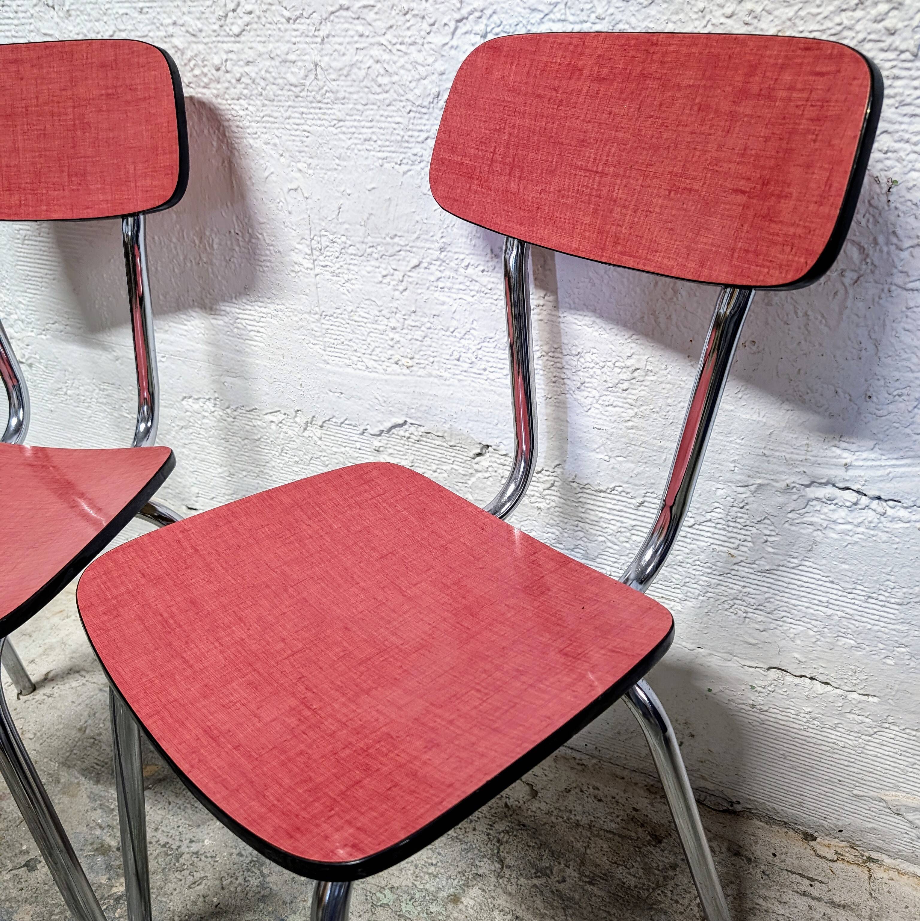 Pair of Formica chairs