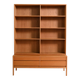 Scandinavian oak bookcase, 1960s