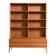 Scandinavian oak bookcase, 1960s