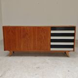 Enfilade U 460 black and white Jiri Jiroutek for Interiér Praha 1960