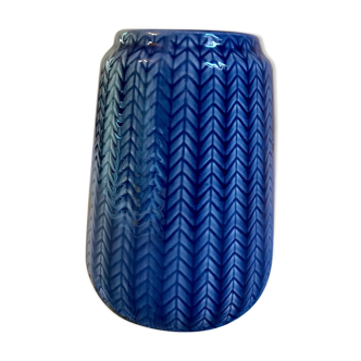 Dutch blue porcelain vase