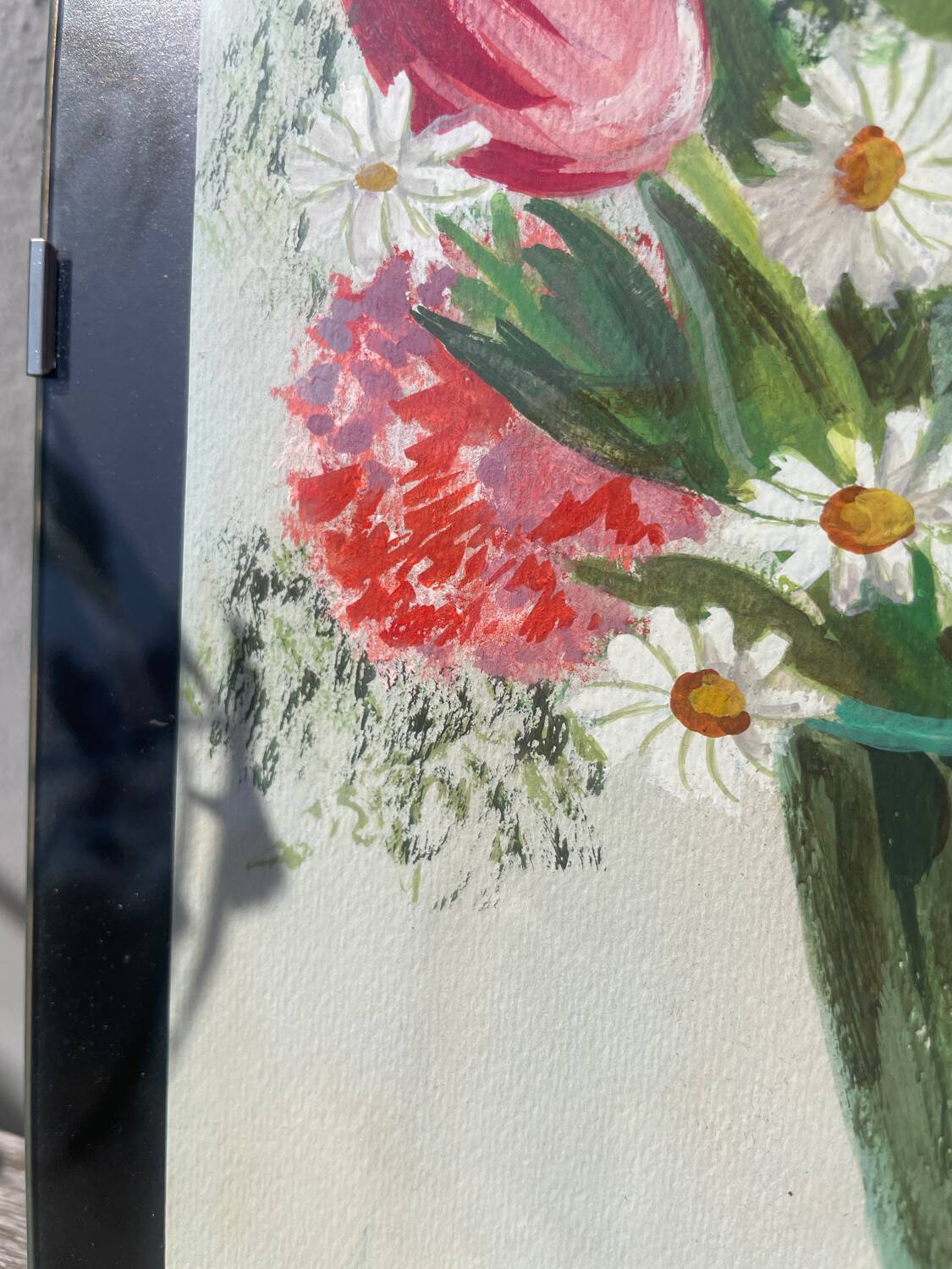 Flower bouquet painting