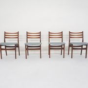 Lot de 4 chaises de salle à manger par Topform, Pays-Bas 1960